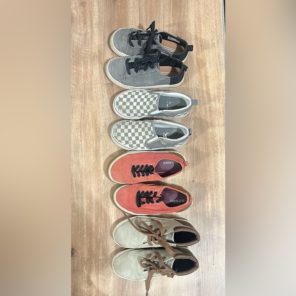 Little boys size 13 (Toms, Vans, Old Navy, Target)